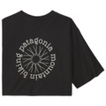 Patagonia - Spoke Stencil Responsibili Tee - T-Shirt Gr S schwarz
