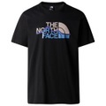 The North Face - S/S Mountain Line Tee - T-Shirt Gr M schwarz