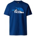 The North Face - S/S Mountain Line Tee - T-Shirt Gr S blau