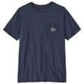 Patagonia - Flying Fish Tides Organic Pocket T-Shirt - T-Shirt Gr XS blau