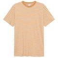 DEDICATED - T-Shirt Stockholm Stripes - T-Shirt Gr M beige