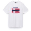 Napapijri - S-Lari S/S - T-Shirt Gr S weiß