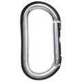 Kong - Oval Schraubkarabiner - Schnappkarabiner grau