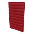 Alcove Plus Paravent 1er Raumteiler, Bezug stoff laser re, schwarz, Füsse glanzchrom 01