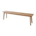 Freya Bench Bank, Holz oak, white-oil