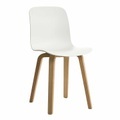 Substance Holz-Beine Stuhl, Sitzschale grau-beige 1452c, Untergestell natural 7018