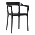 Steelwood Chair Armlehnstuhl, Ausführung Beine u. Sitz buche natural - 7011, Ausführung Rückenlehne weiss 5108