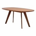 Cena Hyperelliptisch-Tisch, Holz europäischer nussbaum, Grösse b. 170 × t. 100 cm