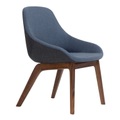 Morph Dining Stuhl, Holz eiche, Stoff remix 0823