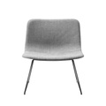 Pato 4372 Lounge Kufen-Sessel, Bezug stoff remix3 - 223 beige, Untergestell chrom