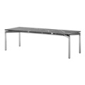 EJ66 Coffee Couchtisch, Tischplatte marmor marquina schwarz, Grösse l. 130, b. 45 cm