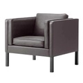 Mogensen 2334 Lounge Chair Sessel, Bezug leder omni - 307 cognac, Beine eiche hell geölt