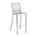 Hudson Barstool Barstuhl, Ausführung aluminium, gebürstet