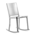 Hudson Rocking Chair Schaukelstuhl, Ausführung aluminium, poliert