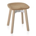 SU Small Stool Hocker, Sitz kork, Gestell holz, natural