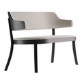 17-425 Seley Lounge Sitzbank, Holz buche weiss hg330, Stoff remix 0823