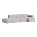MAGS SOFT Low Armrest 3er Stoffsofa Combination 3, Bezug steelcut trio 0526, Armlehne (vor dem Sofa stehend) rechts