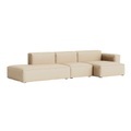 MAGS SOFT Low Armrest 3er Stoffsofa Combination 4, Bezug steelcut trio 0576, Armlehne (vor dem Sofa stehend) links