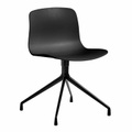 About a Chair AAC10 Stuhl, Sitz Polypropylen azure blue 2.0 (recycled), Untergestell Aluminium weiss pulverbeschichtet