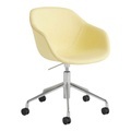 About a Chair AAC253 Bürostuhl, Stoff 0753 remix by kvadrat, Untergestell Aluminium poliert