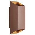 Nordlux Nico Außenbeleuchtung Wandleuchte Aluminium Rusty | Geeignet für 2x GU10