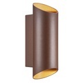 Nordlux Nico Außenbeleuchtung Wandleuchte Aluminium Rusty | Geeignet für 2x GU10