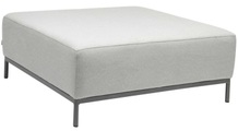 Stern Hocker Taavi Aluminium Anthrazit Bezug Outdoor-Stoff Dessin Kristall Silber