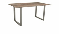 Stern Kufentisch 160X90 Cm Aluminium Graphit Mit Tischplatte Silverstar