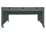 Bopita Schreibtisch XL Auf Rollen Deep Grey (mit 3 Schubladen)