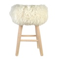 Pols Potten, Pols Potten Tabouret Lambskin Natutal White