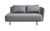 Cane-Line Moments 2 Sitzer Modulsofa Links/Rechts