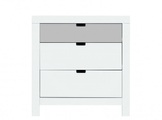 Bopita, Bopita Kommode Mit 3 Schubladen - Front Pure Grey