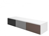 Bopita Modul Mit 3 Schubladen 200 M3 Weiss