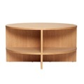 Huebsch Couchtisch, Eiche, Natur, Rund