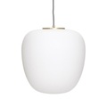 Hübsch, Huebsch Lampe, Glas, Weiss/Messing