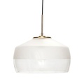 Hübsch, Huebsch Lampe, Glas, Klar/Frost/Messing