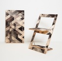 Ambivalenz Klappstuhl Fläpps Criss Cross Grau