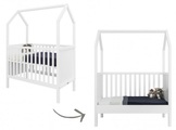 Bopita, Bopita Bett 60x120 My First House Weiss