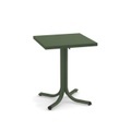EMU Tisch Mit Abnehmbarer Platte Und Eckiger Tischkante 60X60