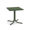 EMU Tisch Mit Abnehmbarer Platte Und Eckiger Tischkante 70X70