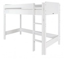 Bopita, Bopita Hochbett 90x200 Jente Weiss mit Gerader Treppe