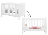 Bopita Tagesbett 60X120 Gerade Country Vintage White