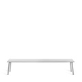Emeco Run Bench Clear Aluminum Legs