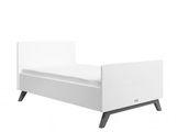 Bopita, Bopita Bett 90x200 Levi Weiss/Grau