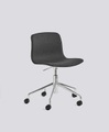 Hay About A Chair AAC 50 Polished Aluminium Black Remix 173 Front Upholstery
