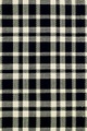 Dash and Albert Tattersall Black/Ecru
