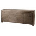 Zago, Zago Buffet en teck grisé 4 portes Cosmos