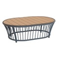 Alexander Rose, Alexander Rose Lounge Tisch Cordial, Platte Holz