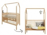 Bopita Bett 60x120 My First House Natur