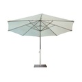 Fischer Möbel Sonnenschirme Aluline Schirm quadratisch 330x330cm, Stock D65mm